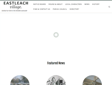 Tablet Screenshot of eastleach.org